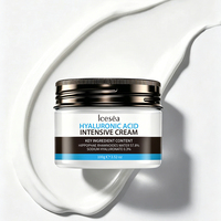 Crème Visage Intensive à l'Acide Hyaluronique Marque Privée OEM Hydratation Profonde Réparation Peaux Sèches et Abîmées Crème Hydratante pour le Visage 100g