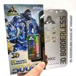 ฟิล์มกระจกนิรภัย ESD black king kong 500cc ป้องกันความเป็นส่วนตัว 25 องศา แบบ 3D ไร้ขอบ สำหรับ iPhone 18 17 pro max 16plus - Product Image 2