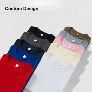 T-shirt <span class=keywords><strong>personnalisé</strong></span> avec logo, 260 g, lourd, ample, 100 % coton, style chinois, pour hommes, épaules tombantes, manches courtes, décontracté, unisexe - Product Image 1