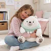 Oso Polar Gigante de Peluche Inteligente Personalizable con Bajo MOQ, Relleno de Algodón PP, Color Personalizado, OEM