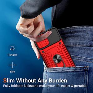 Coque en silicone avec support de carte de crédit, étui pour iPhone 12, 13 pro, protection des objectif d'appareil photo, support pour téléphone portable - Product Image 5