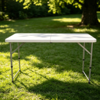 Table de camping personnalisée légère réglable en hauteur portable pour pique-nique événements de jardin