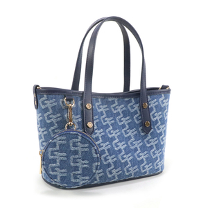 Sac fourre-tout mini personnalisé pour femme, sac à bandoulière en jean, petit sac à main bandoulière avec pochette à monnaie, fabricant OEM - Product Image 2