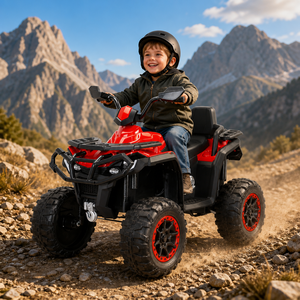 Unisex nuova auto elettrica a quattro ruote con batteria per bambini moto da <span class=keywords><strong>spiaggia</strong></span> per 6-12 anni giocattolo <span class=keywords><strong>di</strong></span> plastica fuoristrada per bambini ATV - Product Image 1