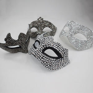 Masques de mascarade très demandés, masques vénitiens pour le Mardi Gras, <span class=keywords><strong>soirée</strong></span>, bal, costume, <span class=keywords><strong>masque</strong></span> serti de diamants pour hommes - Product Image 3