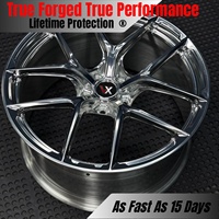Jantes en alliage d'aluminium forgé monobloc VeroX entièrement polies, neuves, 18-24 pouces, 5x112/5x114.3/5x120 pour voitures de sport Mercedes Audi
