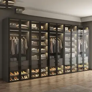 Steel Wardrobe Manufacturers Luxury Waterproof Closet