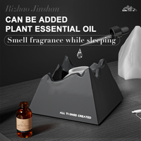 Diffuseur d'air sans eau en plastique écologique, portable, en forme de pyramide, avec lumière LED, grande capacité, personnalisable en gros
