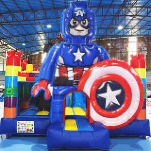 Castillo Inflable <span class=keywords><strong>de</strong></span> Superhéroes al por Mayor, Castillo Inflable Comercial <span class=keywords><strong>para</strong></span> Saltar, Brincolín <span class=keywords><strong>para</strong></span> Niños Pequeños, PVC <span class=keywords><strong>de</strong></span> 0.55 mm, Garantía <span class=keywords><strong>de</strong></span> 3 Años, Capacidad <span class=keywords><strong>de</strong></span> 600 kg - Product Image 5