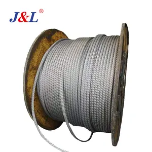 Julisling 6*19 32mm 34mm 36mm tel halat sapan inşaat için özelleştirilmiş yüksek karbon çelik tel