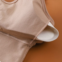 Vêtement de compression pour femmes en gros - Body sculptant avec coussinets de poitrine et taille cintrée, ouverture à l'entrejambe sans couture, body sculptant complet pour femmes