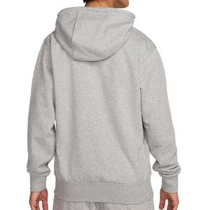 เสื้อฮู้ดดี้ผู้ชายแบบมีซิป สีพื้น น้ำหนักเบา สไตล์ใหม่ ยืดได้ รับสกรีนโลโก้ สำหรับวิ่งและเล่นกีฬา - Product Image 2