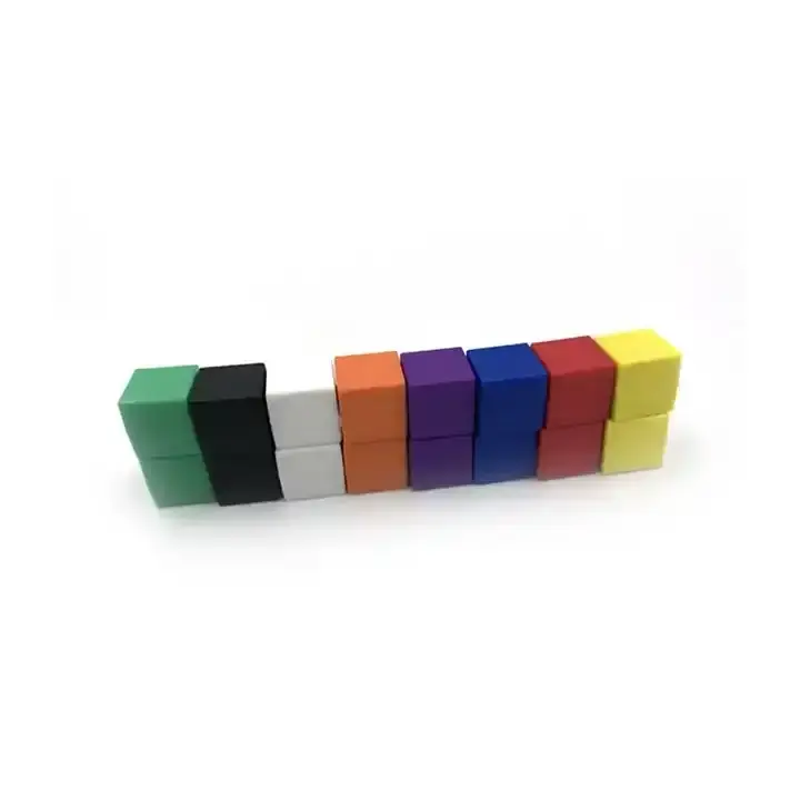 Multicolored Washable Powerful N45 N52 Round Plastic Magnet Neodymium Plastic Cover Magnets Rubber Coated Magnet