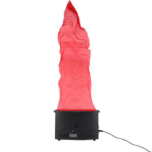 1,5 m tela de seda fuego Llama luz LED rojo llama eléctrica efecto máquina doble soplador para DJ escenario discoteca decoración de vacaciones - Product Image 6