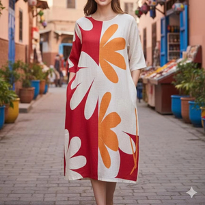 Nouvelle collection esthétique, robe en tricot légère et respirante de style décontracté pour femmes, robe lanterne extensible, vêtement pour toutes les saisons - Product Image 1