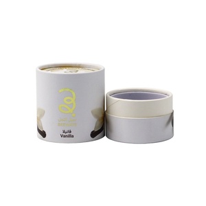 กล่องกระดาษทรงกระบอกแบบกำหนดเองเป็นมิตรกับสิ่งแวดล้อมสำหรับบรรจุภัณฑ์น้ำหอมและน้ำมันหอมระเหย กล่องกระดาษแข็งหรูหราพร้อมแผ่น EVA ปั๊มโลโก้สีทอง - Product Image 6