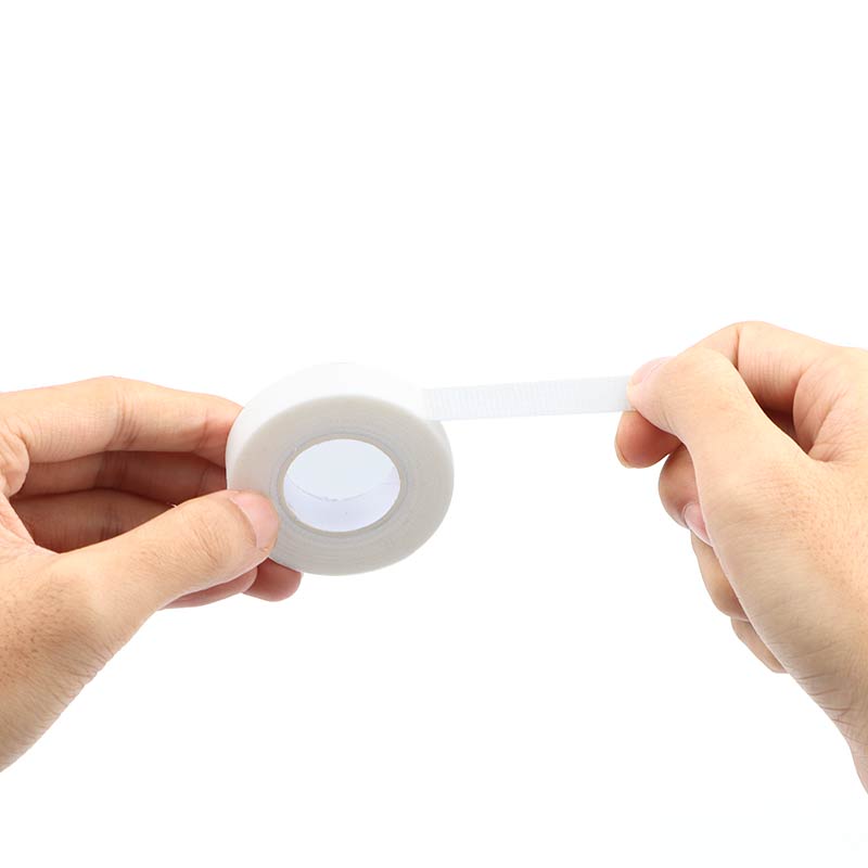 Green Lashes Non-woven Cloth Adhesive Tape Breathable Sensitive Skin Medical Tape