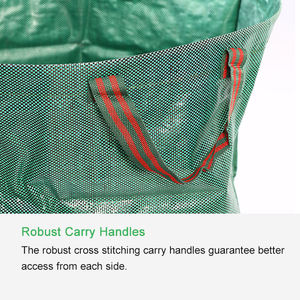 Bolsas de Plástico para Residuos de Jardín, Recolector de Hojas para <span class=keywords><strong>Piscina</strong></span>, Cesta de Hojas Plegable con 4 Asas Reforzadas, Resistente al Agua - Product Image 3