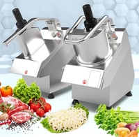 Coupe-légumes commercial pour cantine, hôtel, cuisine, machine à trancher les légumes et les pommes de terre, machine à déchiqueter, machine à couper en dés