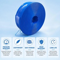 Manguera Plana de PVC Flexible, Anti-UV, de Alta Resistencia, para Riego Agrícola y Minería, Marca YuMing, Color Personalizable