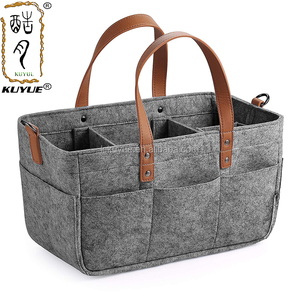 KUYUE Panier de rangement pour couches de bébé et organisateur de voiture pour couches et produits pour bébés - Product Image 1