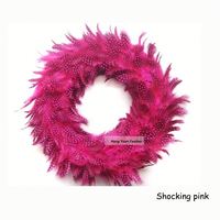 Floral Blue Garland Feather Weihnachts kranz für Home Door Wand fenster Hochzeits feier Halloween Thanksgiving Herbst Herbst Dekor