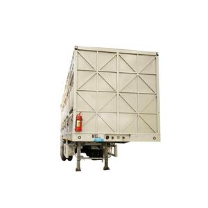Nuevo Diseño de Semirremolque Eléctrico de 3 Ejes con Barandas para Ganado, Remolque para Transporte de Ganado - Product Image 4