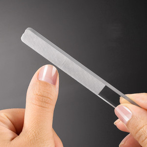Outils de manucure et pédicure personnalisés avec impression laser Limes à <span class=keywords><strong>ongles</strong></span> en verre nano double face, lavables et transparentes pour <span class=keywords><strong>ongles</strong></span> naturels - Product Image 6