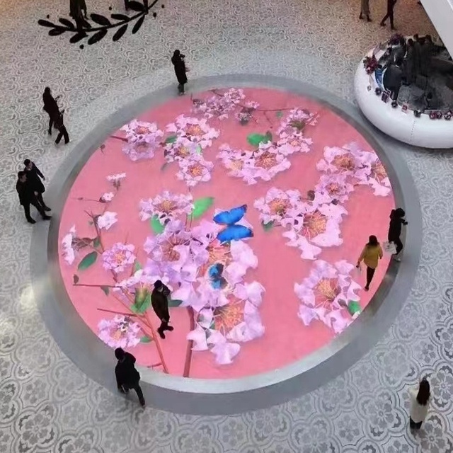 3D Round Floor Stage LED Display Screens for Dance Floor