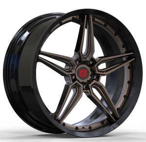 Juego de 2 Ruedas de Fibra de Carbono Personalizadas de 5 Radios para BMW, Benz, Audi, Porsche, Lamborghini, Maserati, Ferrari, <span class=keywords><strong>Bentley</strong></span> - Product Image 1