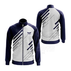 Venta al por mayor personalizada de alta calidad de sublimación de invierno Stand Collar hombres chaqueta deportiva con bolsillo con cremallera - Product Image 3