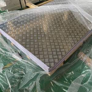 1050 1060 1100 1.2mm के लिए 1.5mm 5 सलाखों हीरा चेकर उभरा एल्यूमीनियम शीट मंजिल - Product Image 4