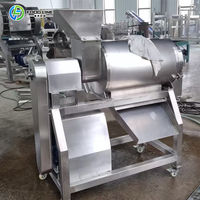 RVS fruitpulperapparatuur, bessenpureemachine voor mango, passievrucht, tomaat