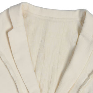 Maxi abito di lino Jacquard di alta qualità per le donne <span class=keywords><strong>SMO</strong></span> Plus Size manica lunga con cintura naturale per l'autunno - Product Image 6