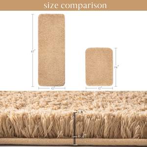 יבש מחצלת מחצלות מיקרופייבר דלת יוקרה מחצלות אמבטיה שטיח אמבטיה שאגי באיכות גבוהה סופג שטיח אמבטיה - Product Image 2