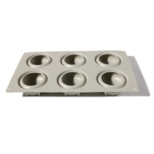 Moule en silicone rond à 6 cavités pour gâteaux mousse, chocolats, desserts, savons DIY, résistant au four - Product Image 5