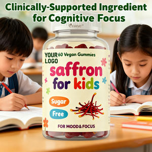 子供のための米国EUホットセールサフロンガンミーGABAサプリメントを含む天然サフロンエキスは気分サポートと穏やかなかんしゃくを提供します - Product Image 6