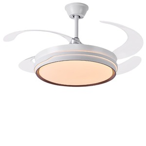 Ventilador de Techo Retráctil de 42 Pulgadas Nuevo Diseño con Luz, Ventilador de Techo Inteligente Invisible con Control Remoto - Product Image 2