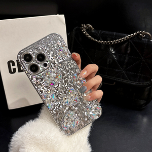 3D estilo Banco diamante cuadrado creativo anticaída <span class=keywords><strong>funda</strong></span> de teléfono para <span class=keywords><strong>iPhone</strong></span> <span class=keywords><strong>11</strong></span> 12, cubierta trasera de perla brillante - Product Image 4