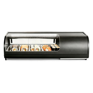 Refrigerador Comercial de Mostrador, Vidrio Templado de Una Sola Temperatura, Enfriamiento Directo, LED Digital para Alimentos Fríos - Product Image 1
