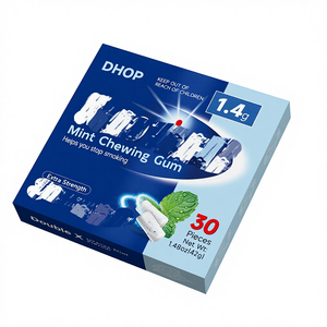 DHOP Gommes <span class=keywords><strong>de</strong></span> soutien <span class=keywords><strong>pour</strong></span> arrêter <span class=keywords><strong>de</strong></span> <span class=keywords><strong>fumer</strong></span> Sans sucre Aide à réduire les envies et à rafraîchir l'haleine Gommes anti-tabac - Product Image 1