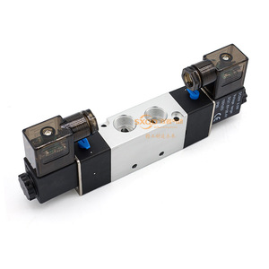 SXQD โซลินอยด์วาล์วสองตำแหน่งห้าทาง 4V320 10 DC24V 2.0W แผงควบคุมกระบอกสูบแบบติดตั้งบนแผง - Product Image 2