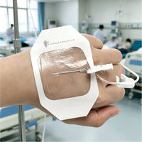 Pansement adhésif jetable stérile et imperméable pour cathéter intraveineux 6*7/6*9/10*10cm, hypoallergénique, pour pansement de canule IV médicale
