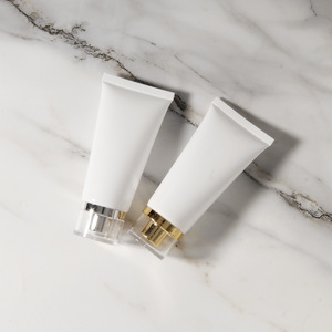 Frasco de PE 50g/50ml Branco Brilhante/Branco Fosco para Cosméticos: Embalagem para Creme de Mãos, Limpador Facial e Loção (Sub-embalagem com Serigrafia) - Product Image 1