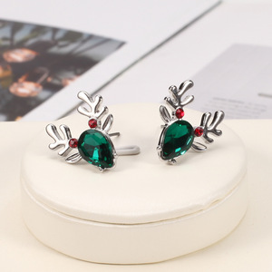 Pendientes de Cristal con Diseño de Dibujos Animados, Tema Navideño, Cuarzo Arcoíris, Bisel, Joyería para Fiestas, Unisex, Diseño Bonito 2023 - Product Image 4