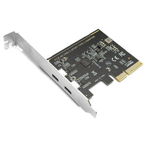 Pci-e Usb3.2 Gen2 Type-C 2 Poort Adapter Hub Geen Voeding Asm1142 Chipset Uitbreidingskaart Voor Desktop Computer - Product Image 1
