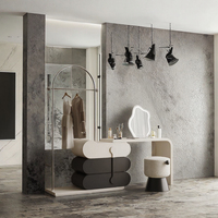 Zylindrisch Nama Coiffeuse suspendue/au sol en plastique au design moderne
