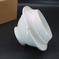 Diffuseur de jet d'air de plafond en forme de boule en aluminium blanc avec revêtement en poudre de 100 mm pour CVC, avec installation facile