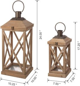 <strong>Lanterns</strong> Wedding Bamboo Wood Decorative Candle <strong>Lantern</strong> Vintage <strong>Hanging</strong> <strong>Lantern</strong> For Halloween <strong>Christmas</strong> - Product Image 3