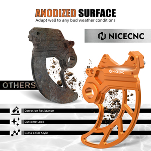 Nicecnc แผ่นดิสก์เบรกหลังรถมอเตอร์ไซค์อลูมิเนียม, แผ่นป้องกันสำหรับ KTM 790ผจญภัย890 ADV R 2019-2022 Norden 901 2022-2023 - Product Image 2